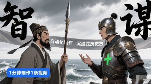 扣子工作流一键生成沉浸式历史故事，一天工作量，3分钟搞定-资源村