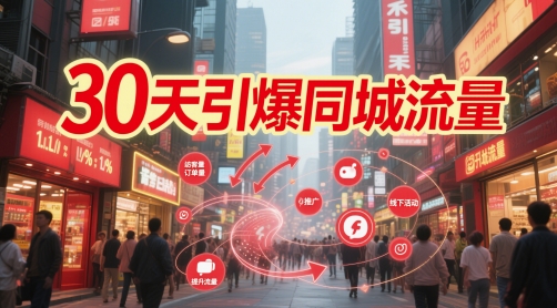 30天引爆同城流量：团购篇 认知篇 流量篇 来客篇 达人篇 老板人设IP篇 投流篇-资源村