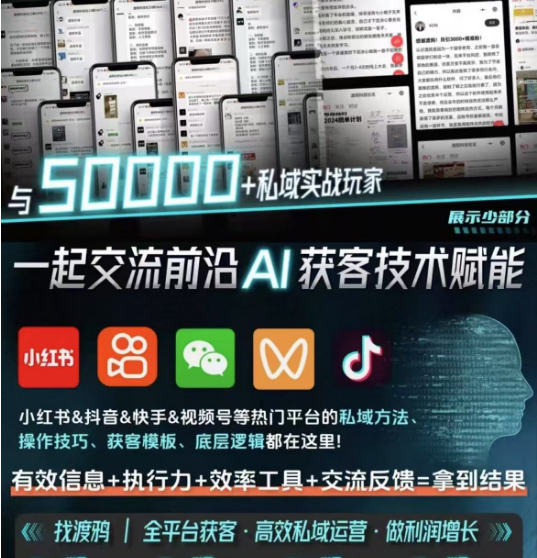 （14743期）【渡鸦科技社】内部学习资料，私域流量入门指南-资源村